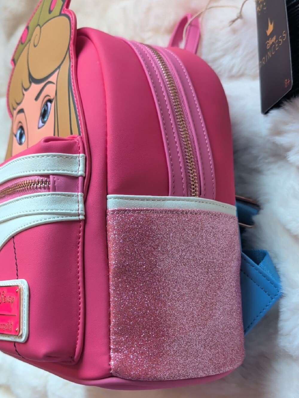 Disney Pink and White Aurora Mini Backpack - Picture 3 of 7